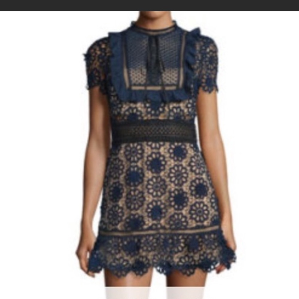 Self portrait inspired dress medium